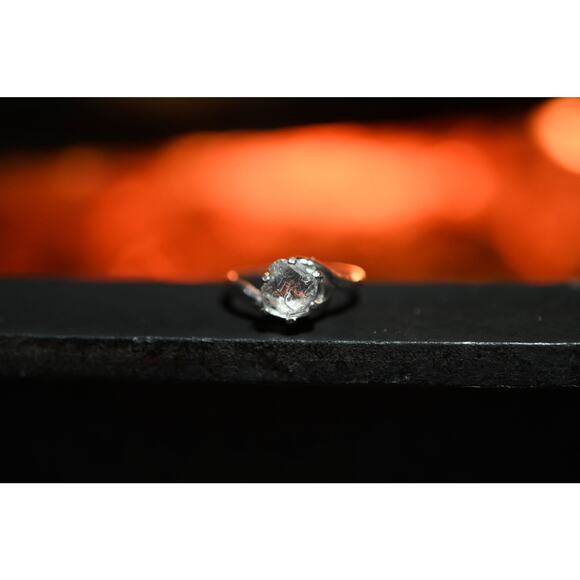 alternative raw diamond engagement rings, raw crystal size 4 5 6 7 8 8 9 10 11 - Picture 4 of 4